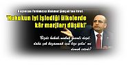Başbakan Yardımcısı Mehmet Şimşek’ten itiraf:  Hukukun iyi işlediği ülkelerde kâr marjları düşük!