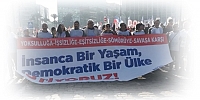 KESK İzmir’de ‘İnsanca Yaşam’ Mitingi Düzenledi