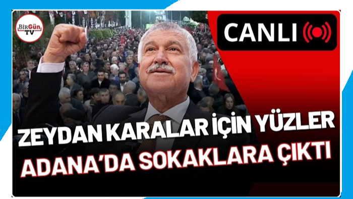 #Canlı| Zeydan Karaların' ın Tutukluğu Adana'da Protesto Ediliyor!