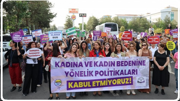 Kadınlardan yürüyüş: Susmadık susmayacağız
